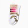 Women's socks "Banans", white color, rr 23-25