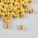 Beads for creativity plastic "Gold" d = 0.8 set 20 g
