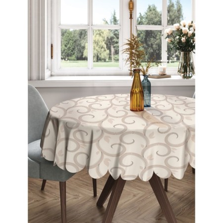 The tablecloth "Currents are ordinary", round, Saten, d = 150 cm