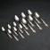 A set of cutlery "Troika", 18 items, thickness 2 mm, artistic painting on nitride-titano coating