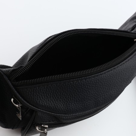 Lightning waist bag, black color-3