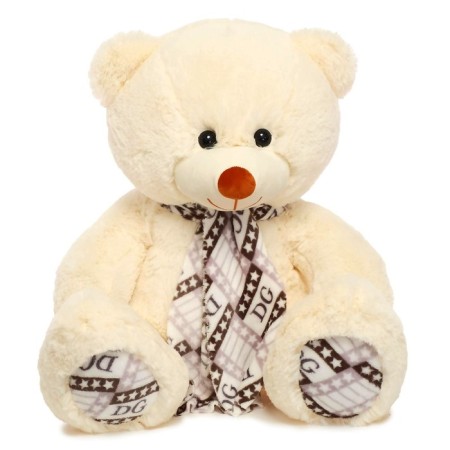 Soft toy "Bear Martin", milk color, 90 cm-6