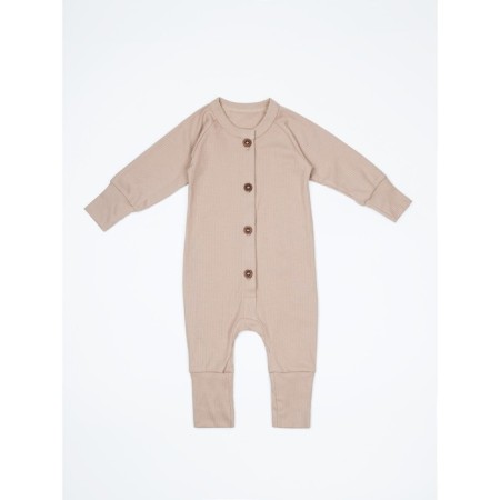 Kombinazon on buttons for children's fashion, height 62 cm, beige color-6