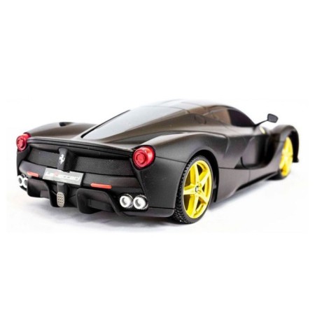 MASTO LAFERRARI machine, with light and sound, 1:24, black color with golden wheels-5