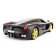 MASTO LAFERRARI machine, with light and sound, 1:24, black color with golden wheels