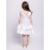 Dress "Sofia", height 122 cm, white color