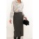 Female skirt, size 46, gray color
