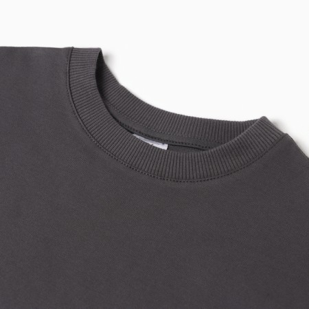 Kit for children (T -shirt, shorts), graphite color, height 128 cm-1