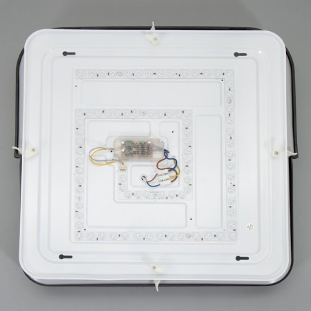 Moden Quadro chandelier LED 80W 3000-6000k DDD wood-black 50x50x8cm Bayerlux-11