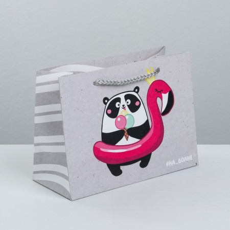 Gift package, packaging, “on the wave”, 19.5 x 14.5 x 8.5 cm