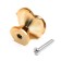 Handle button Cappio Rose 01, white with gold