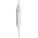 Headphones Exployd Ex-HP-865, vacuum, microphone, 108 dB, 32 Ohms, 3.5 mm, 1.2m, white