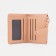 Women's wallet on the button, beige color