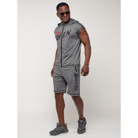 Male tracksuit, size 50-52, gray color-2