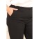 Female trousers, size 46, black color
