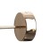 Bra "Lamur" LED 10W 3000-6000k gold 13x19x30 cm