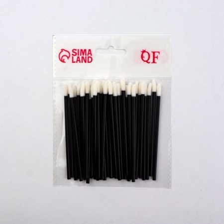 Applicators for lipstick and shine, set - 50 pcs, 9 cm, black color-2