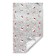 Gift package Happy New Year+candies 20 x 35 cm, colored metallized pattern mix