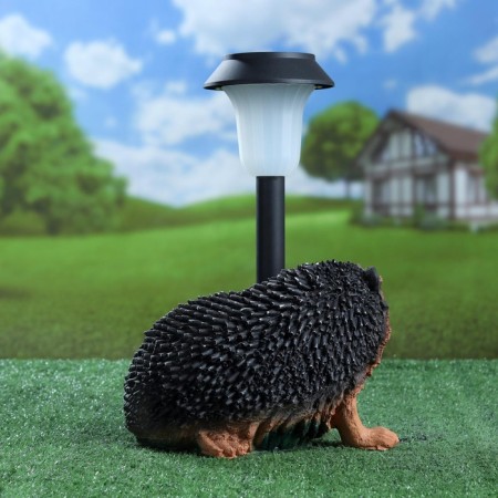 Garden Light "Hedgehog on legs with a lantern" 25 cm mix-8