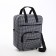 Road bag on wheels, lightning department, 3 outer pockets, long belt, white/black color