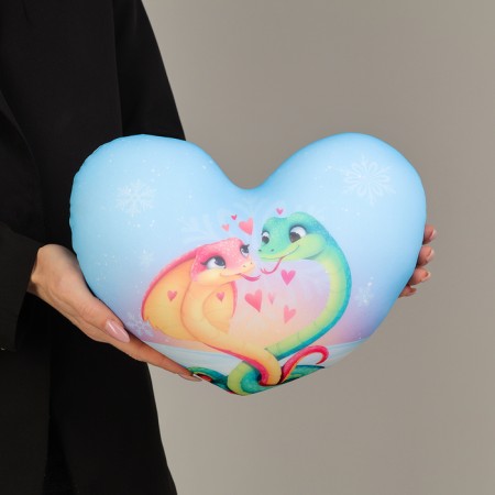 New Year. Pillow decorative anti -stress "Love"-1