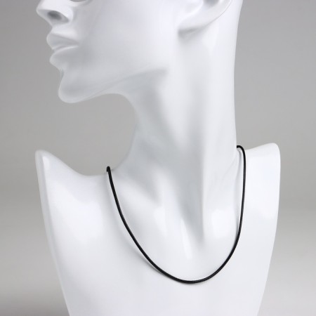 Korean wax thread, 50 cm, d = 1.5 mm, black color-2