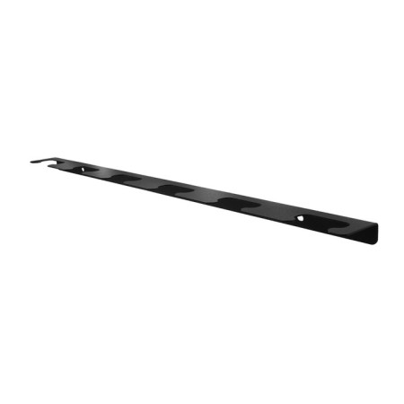 Holder for storing a hand tool with smooth handles, wall, black-2