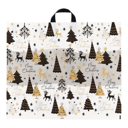 Package "Winter Forest", polyethylene with a loop pen 60 x 50, 70 μm