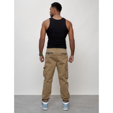 Male jeans, size 54, beige color-3