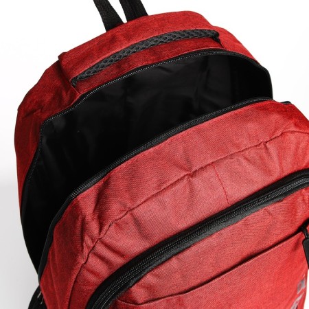 Youth backpack with a zipper, 4 pockets, burgundy color-5