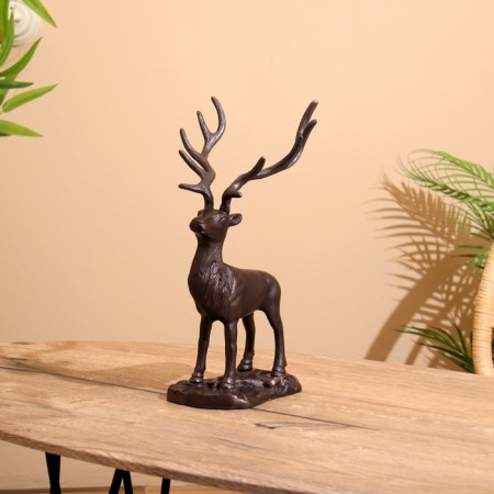 Souvenir "Deer" aluminum 17x16x34 cm-1