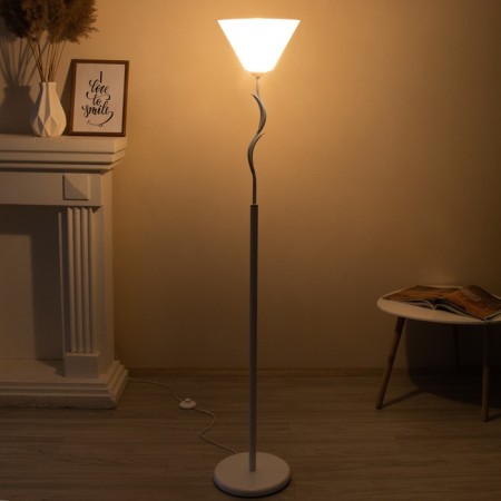 Taleser "Spring" 1x15W E27 Model: BR 01014 White/Transparent-9
