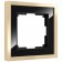 Frame W0012852, 1 Baguette socket, black brass