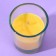Aromatic candle "Mango", 5 x 6 cm.