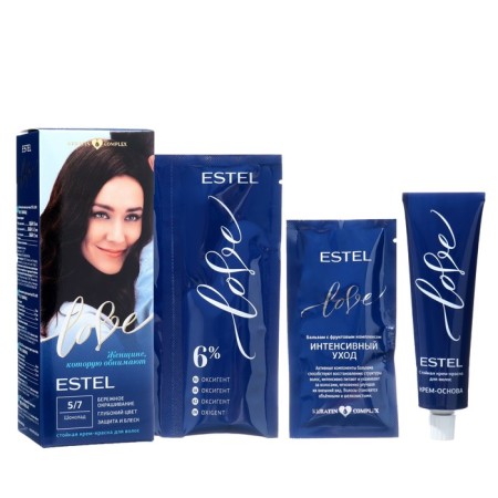 Persistent Hair Cream Estel Love Chocolate-6