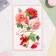 Volumetric postcard "Congratulations!" glitter, white background, a5