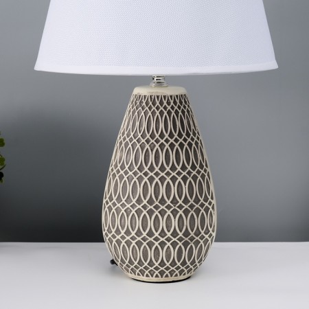 Board lamp with lampshade Risalux "Fojia", E27, 40 W, 25 × 25 × 43 cm-3