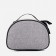 Cosmetic bag with a zipper, with a lining, the color is gray