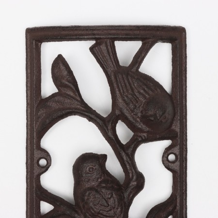 Bell souvenir cast iron "Two birds on the branch" 24x15.5x11 cm-3