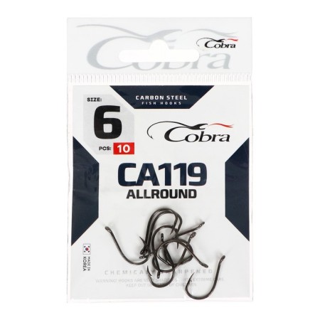 Cobra Allround hooks, series CA119, No. 6, 10 pcs.