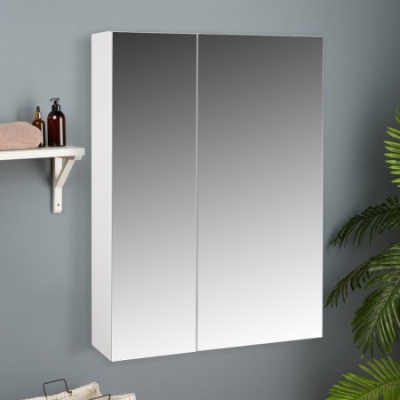 Bathroom mirror "Solo-55", white, 52.5 x 72 x 15.3 cm
