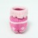 Baby booties, pink color, size 12cm