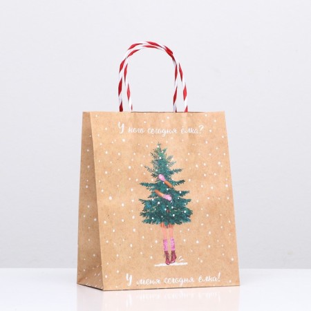 Gift package "Who has a Christmas tree today?" 18 x 22.3 x 10 cm-2