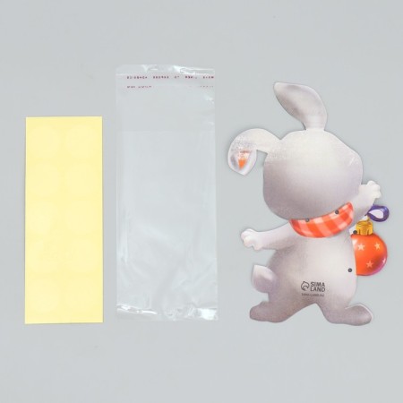 Package for sweets "Bunny", 11 x 6 cm, New Year-3