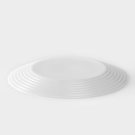 Plate flat Harena asean, d = 23 cm, white color-2
