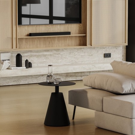 Coffee table Marius, 500 × 500 × 550 mm, black color-11
