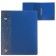 Folder on 2 rings A4, Calligrata, 40 mm, 700 μm, pocket at the end, blue