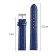 Watch strap, male, 20 mm, harness 75 mm, larynx 115 mm, genuine leather, blue