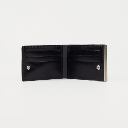 Clip for bills on a button, black color-2
