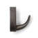 Furniture hook cappio sea, one -rod, zinc, color graphite